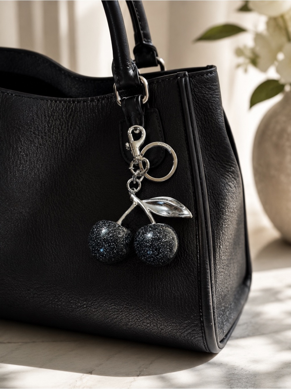Coach Silver Bag Charm
